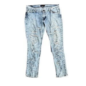 Levi’s 524 Too Super Low Distressed Jeans